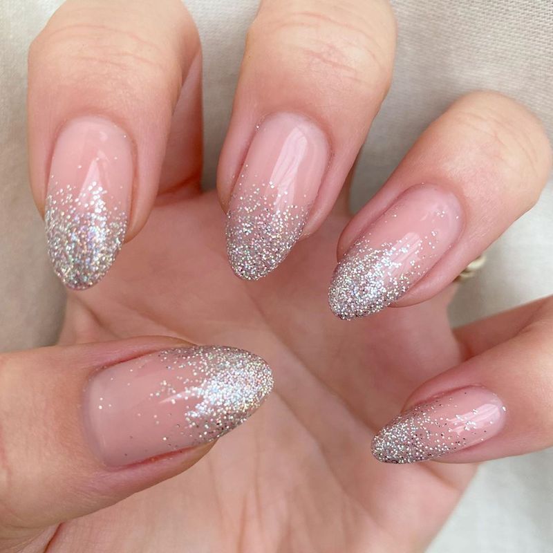 Silver Glitter Fade