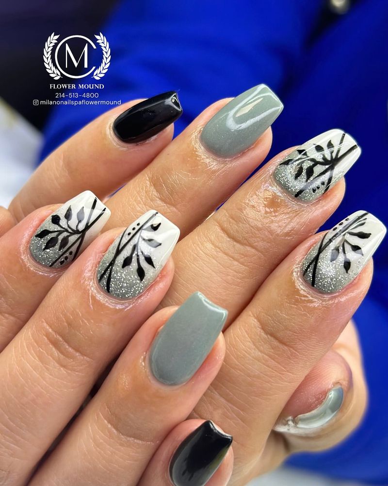 Silver Leaf Accents