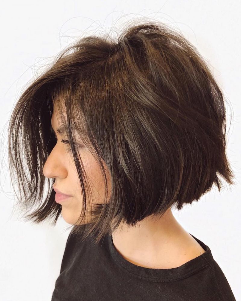 Sleek Angled Bob