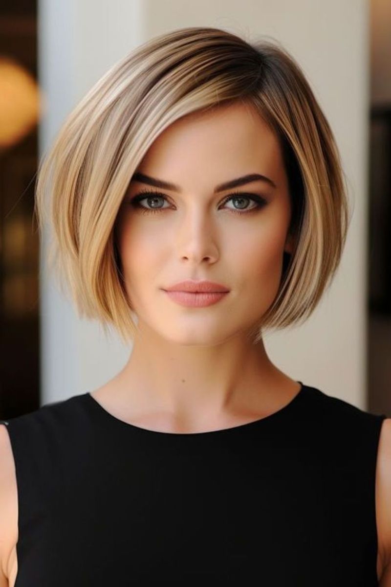 Sleek Blowout Bob