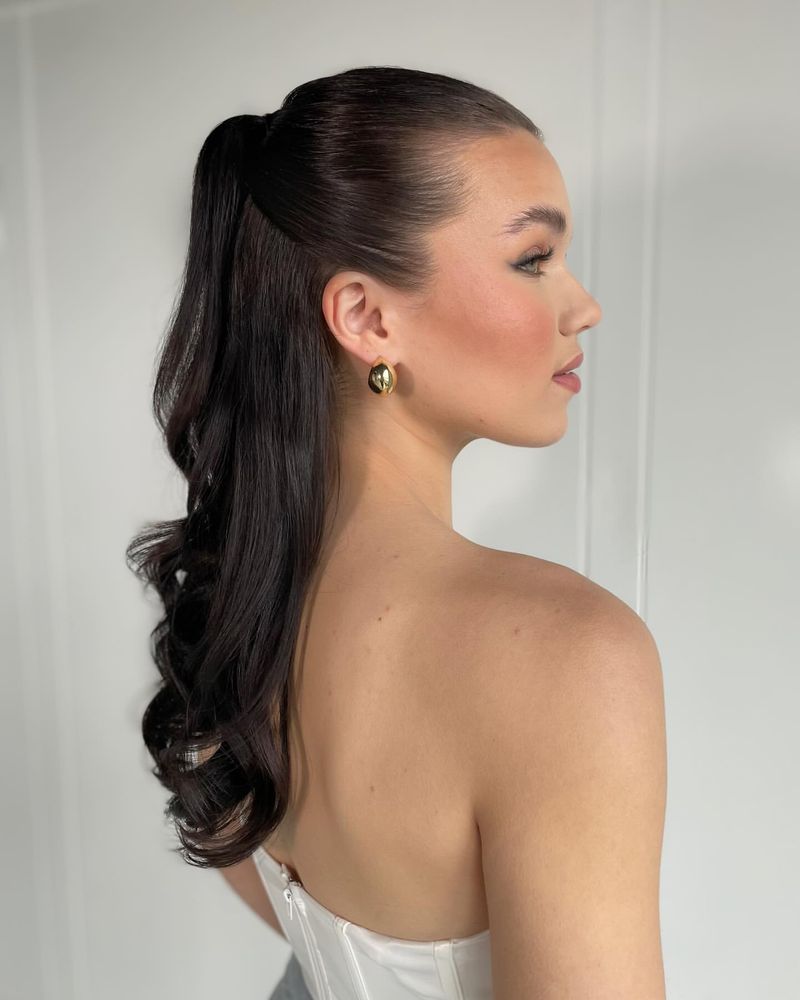 Sleek Half-Up, Half-Down