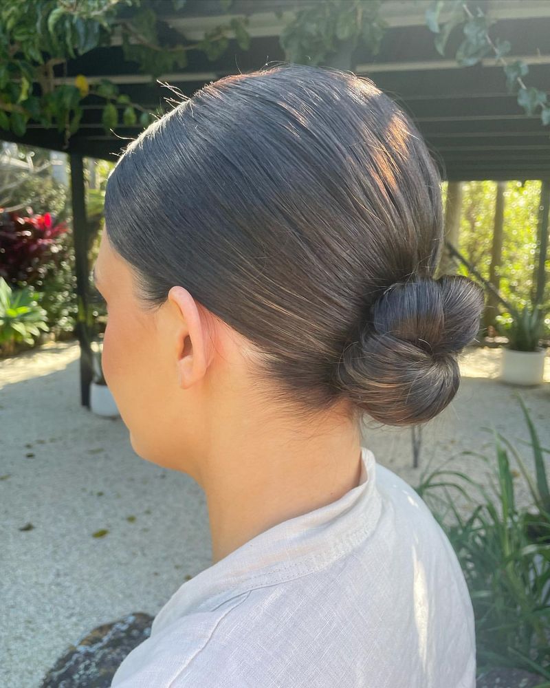 Sleek Low Bun