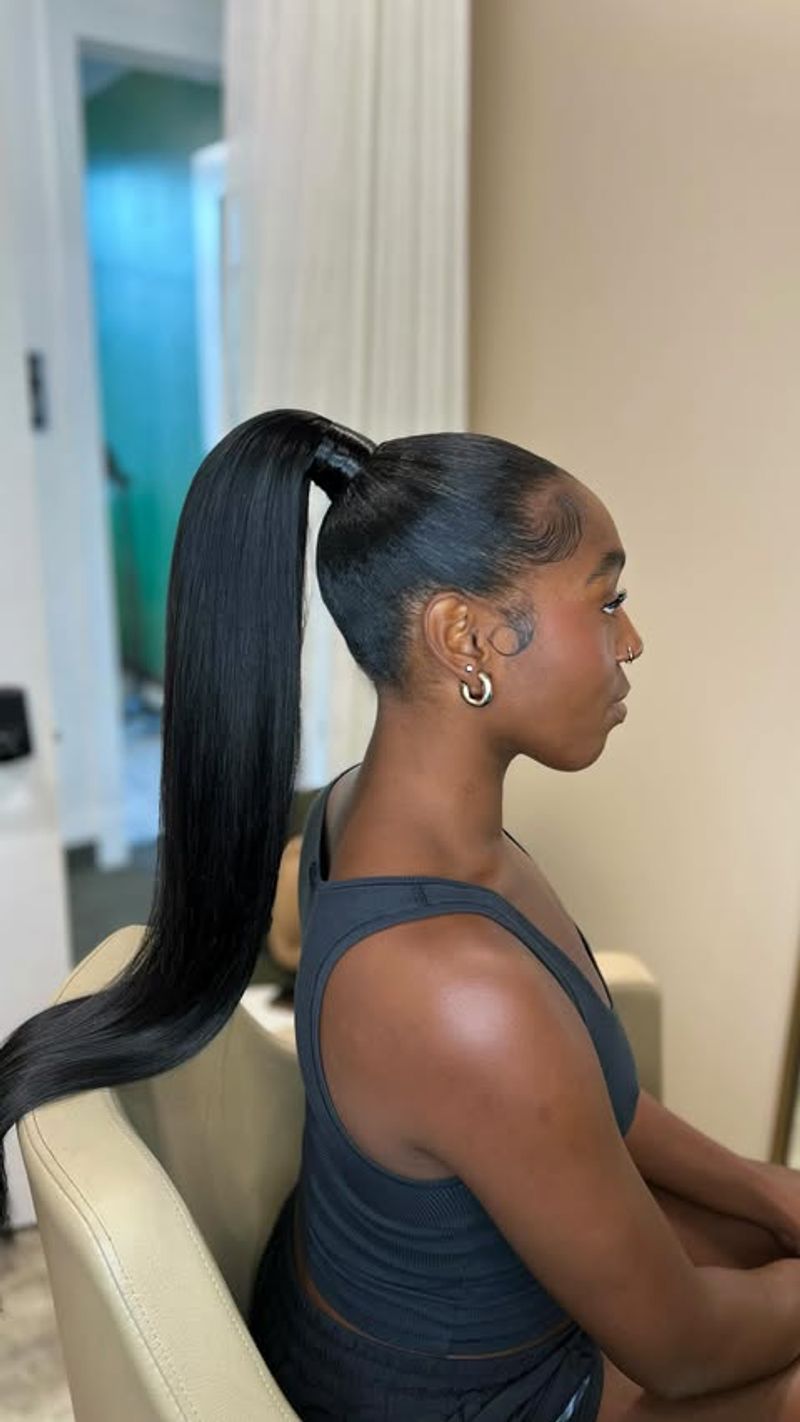 Sleek Ponytail