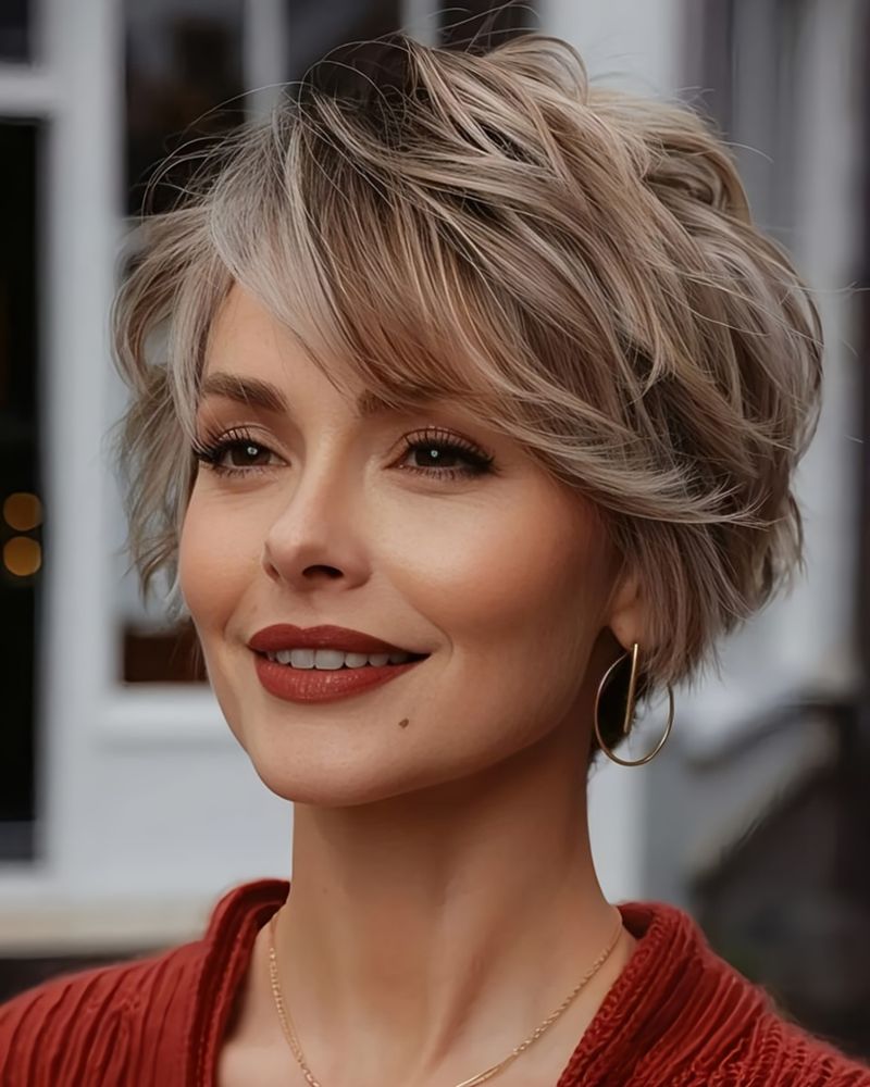 Sophisticated Long Pixie