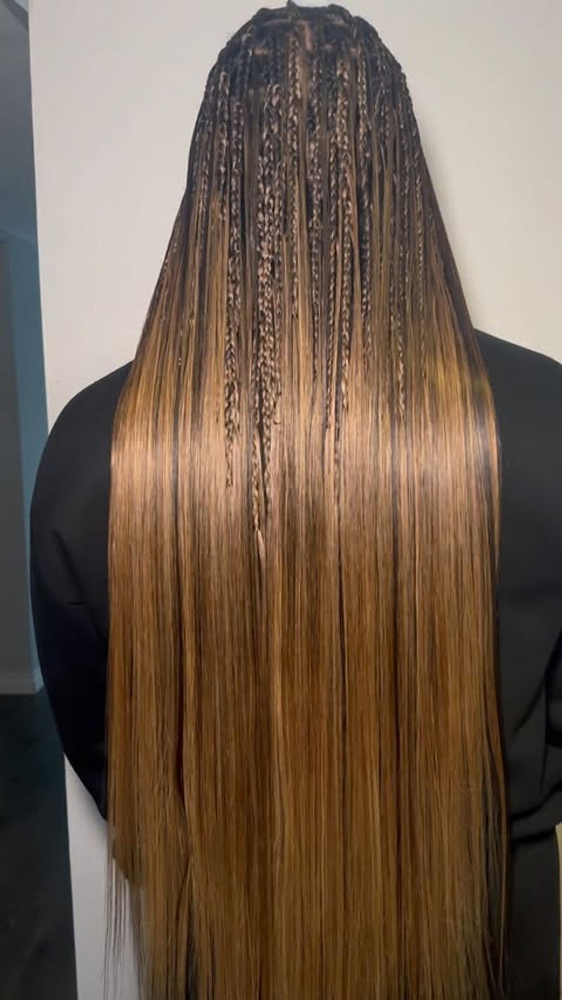 Straight with Micro Braids