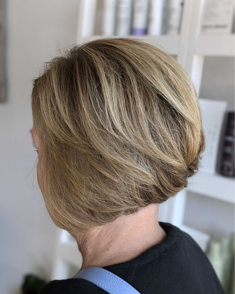 Tapered Cut with Smoky Highlights