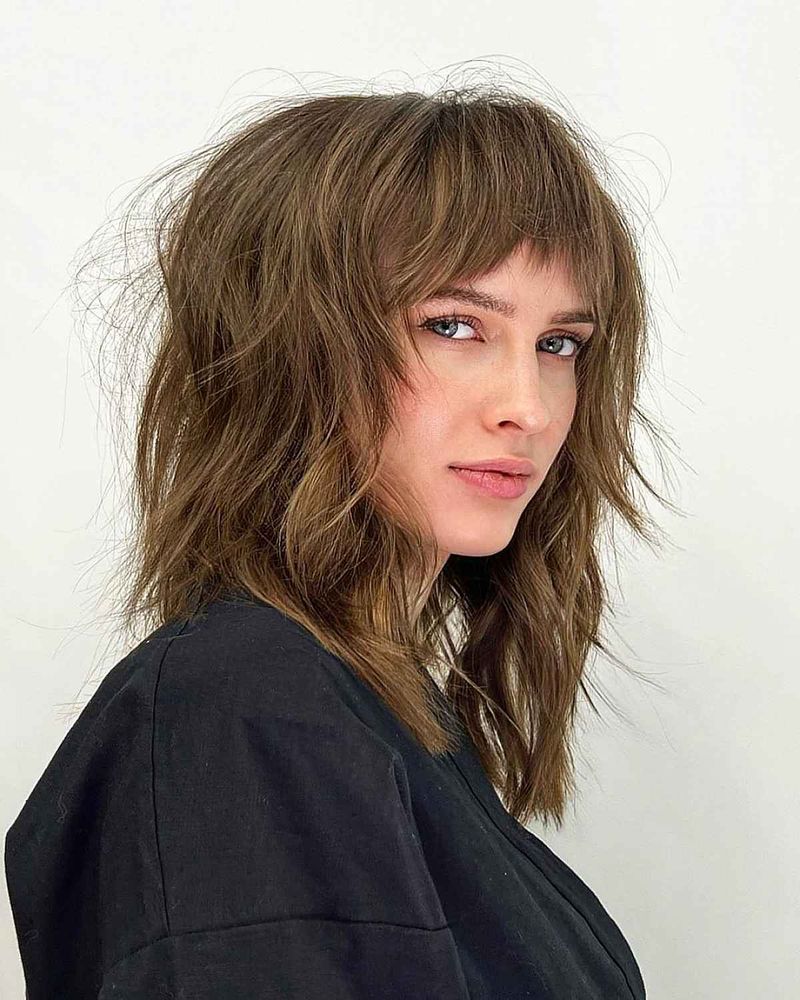 Tousled Brunette Wolf