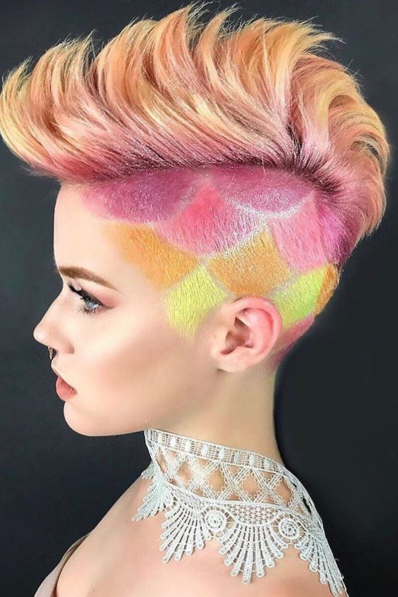 Undercut con tonos pastel