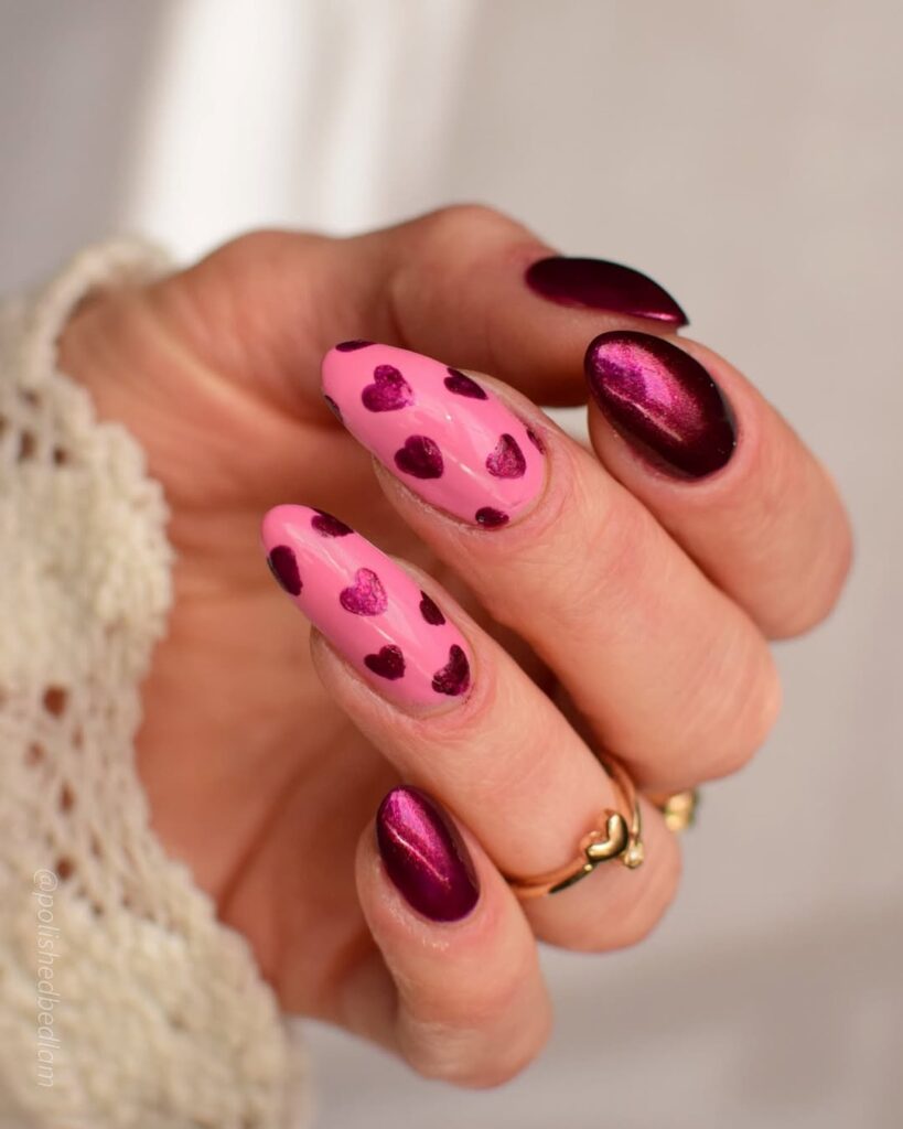 valentine's day nails