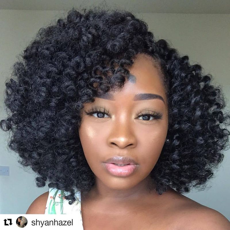 Voluminous Crochet Braids