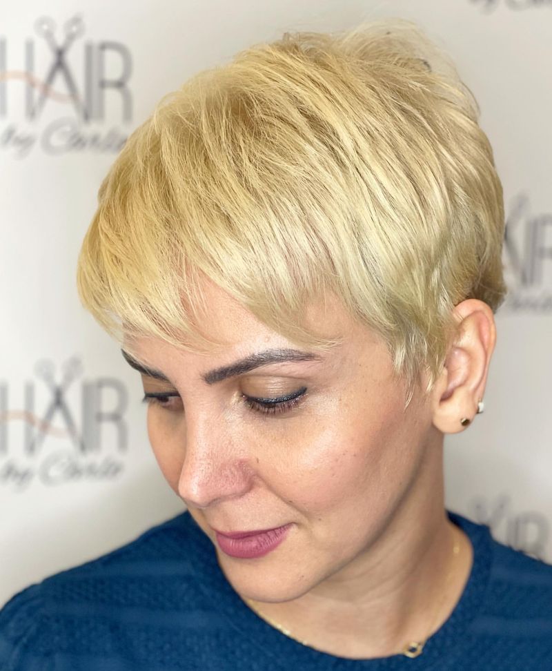 Voluminous Pixie Cut