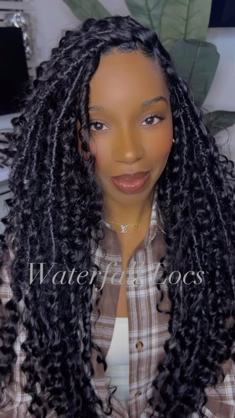 Waterfall Crochet Braids