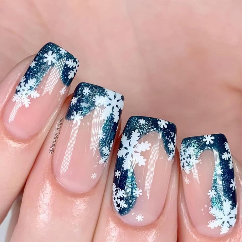 Uñas Winter Wonderland