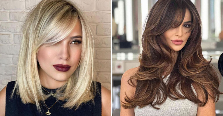 19 superbes coiffures avec franges latérales pour femmes (et 10 à ne pas manquer)