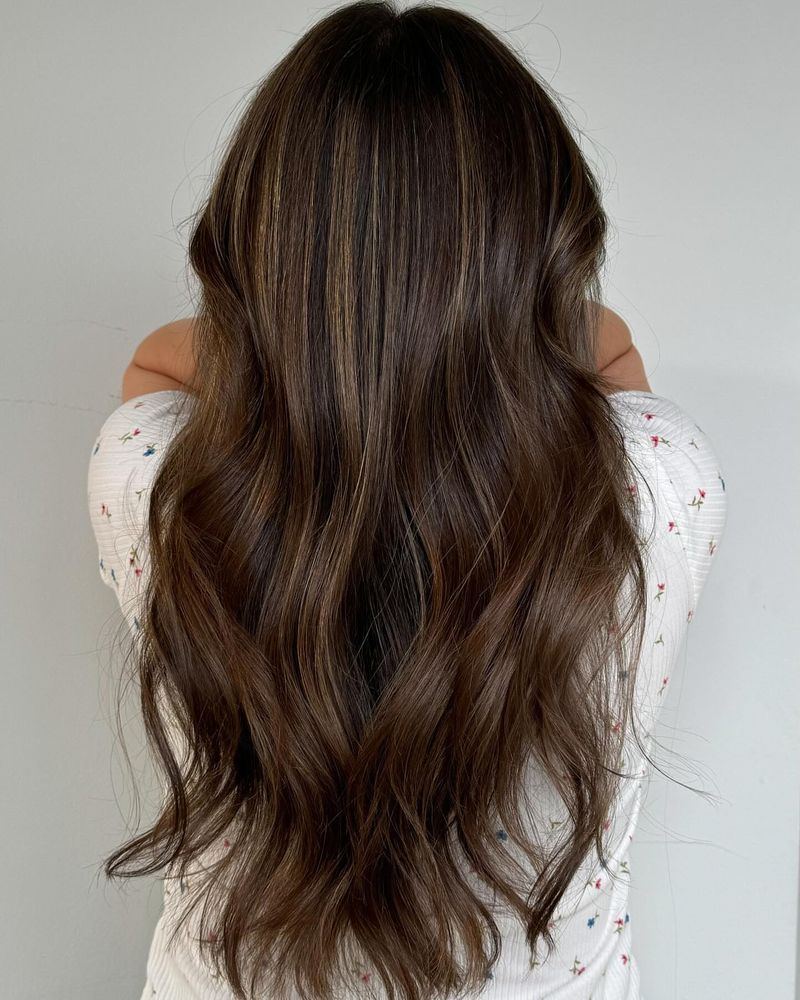 Subtle Caramel Highlights