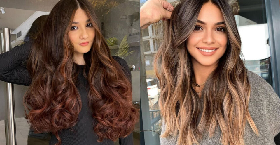 26 idées étonnantes de cheveux bruns foncés avec mèches à essayer