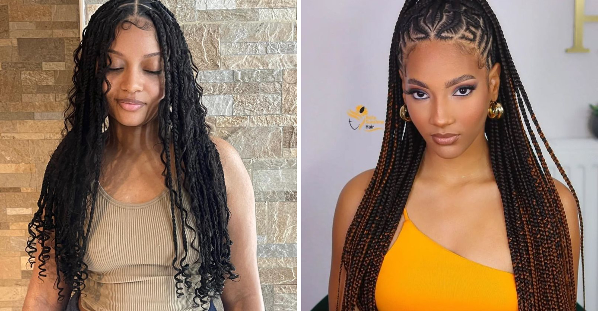 small knotless braids