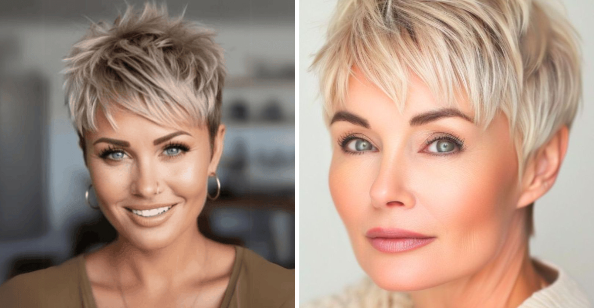 pixie cuts for women over 50 with thin hair