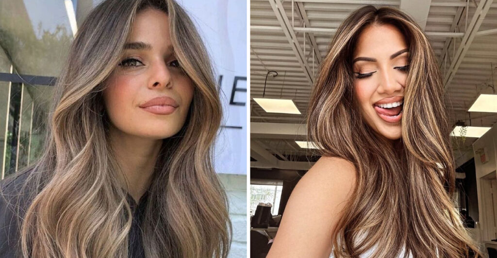 30 looks étonnants de cheveux bruns avec mèches blondes pour vous inspirer