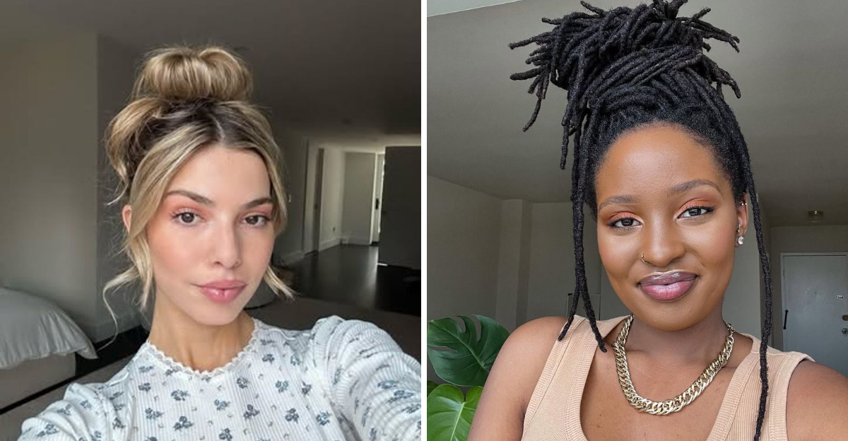 32 Messy Bun Hairstyles That Scream Effortless Glam and Undone Perfection