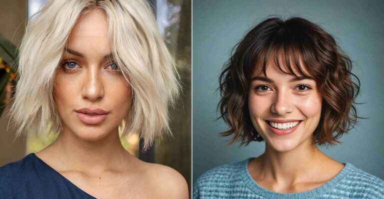 33 Bobs courts pour cheveux fins qui donnent du volume et de la texture