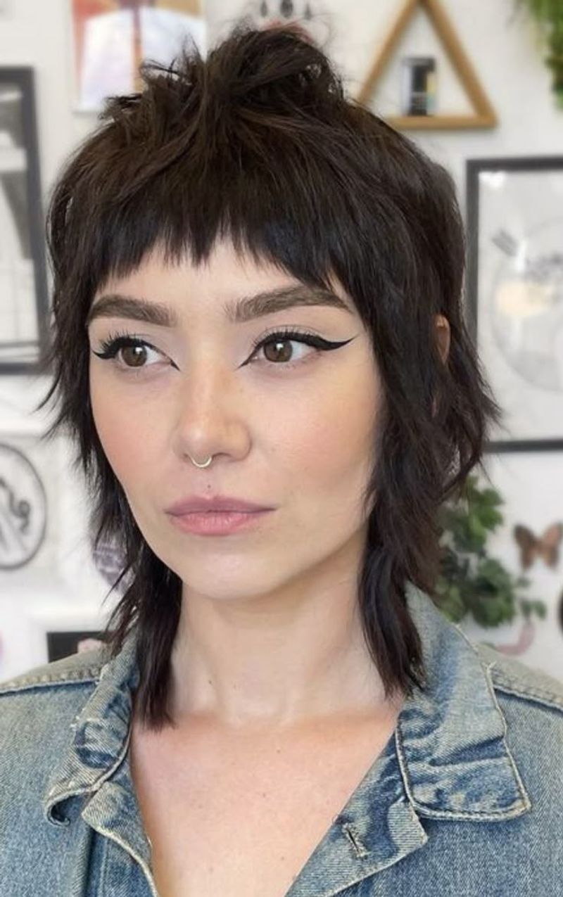 Tapered Short Bangs