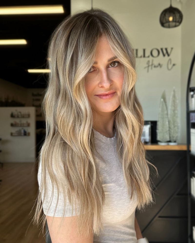 Ash Blonde with Warm Tones