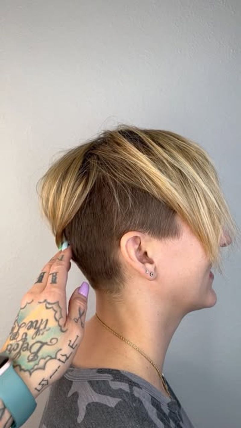 Asymmetrical Undercut Pixie