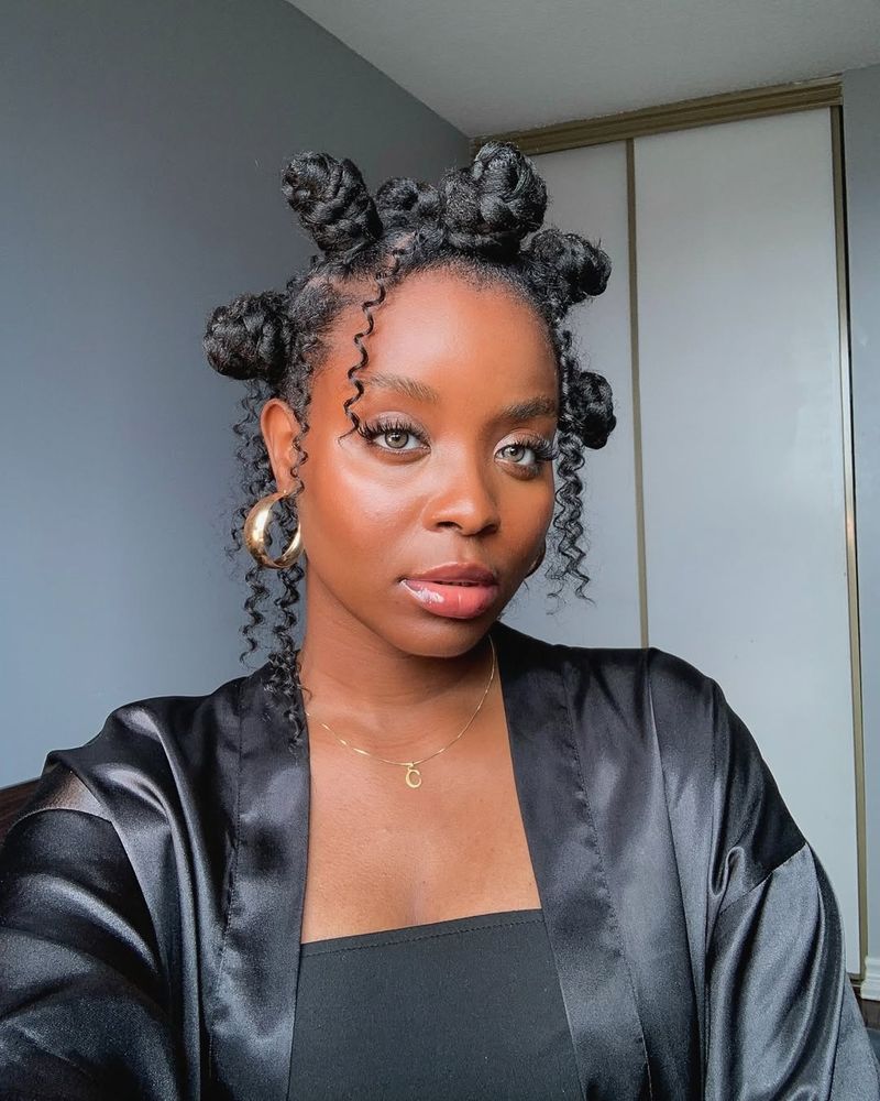 Bantu Knot Whirl