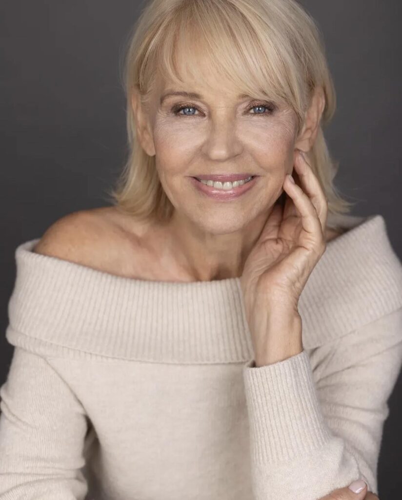 Blonde Bob With Side Swept Bangs