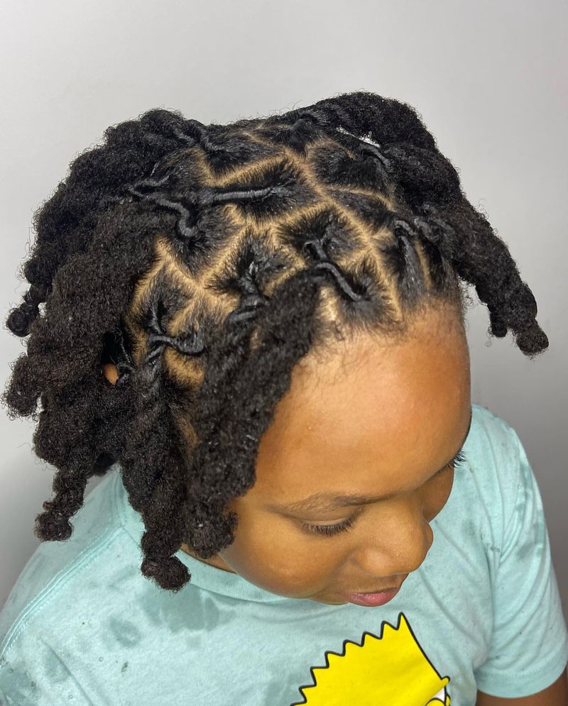 Bob Length Freeform Dreads