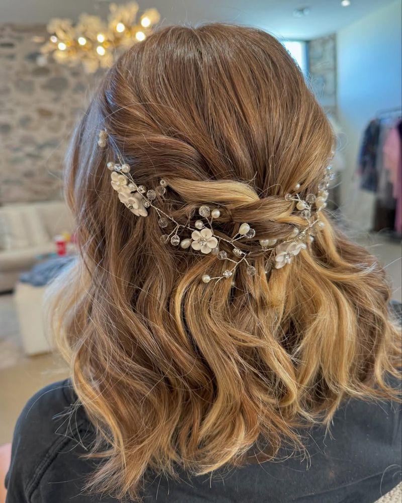 Bohemian Half-Updo