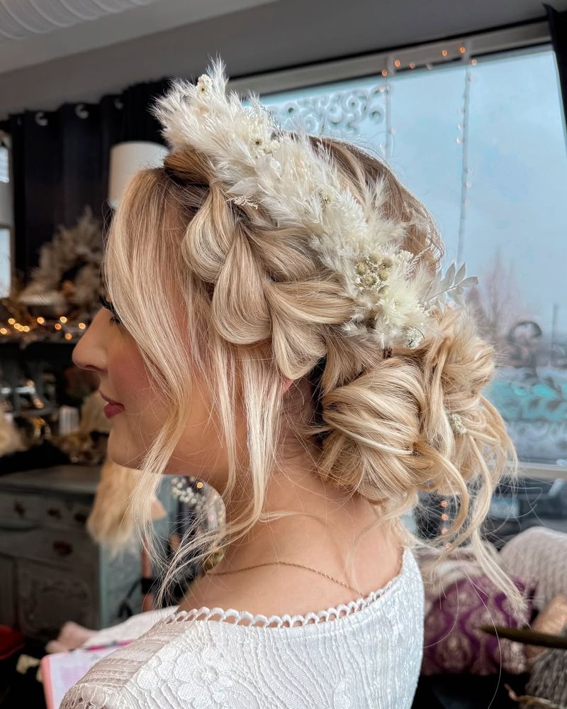 Boho Braided Updo