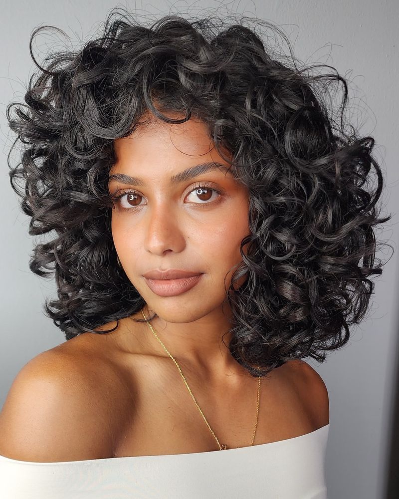 Bouncy Curls in Bob