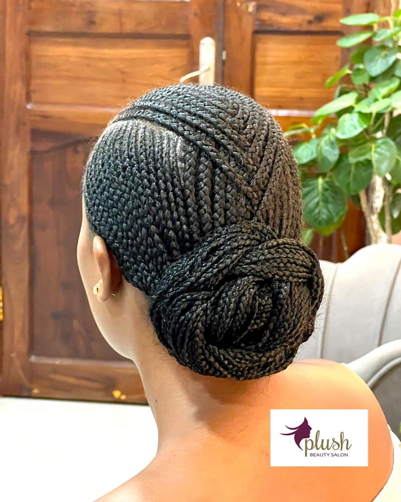 Combo treccia e chignon