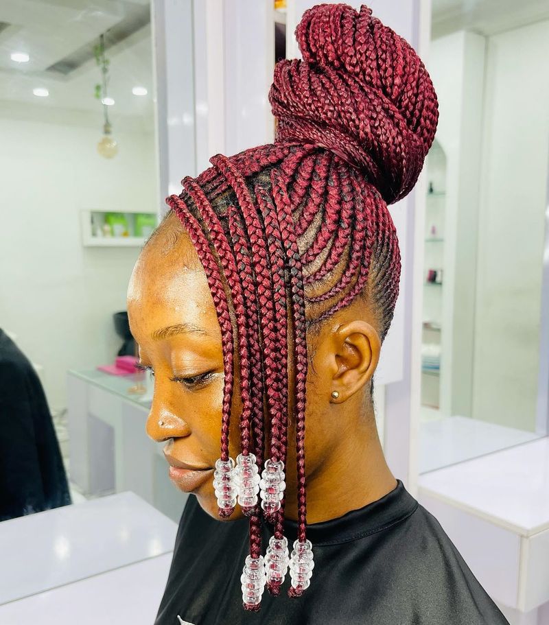 32 Burgundy Box Braids Ideas That Will Transform Your Look