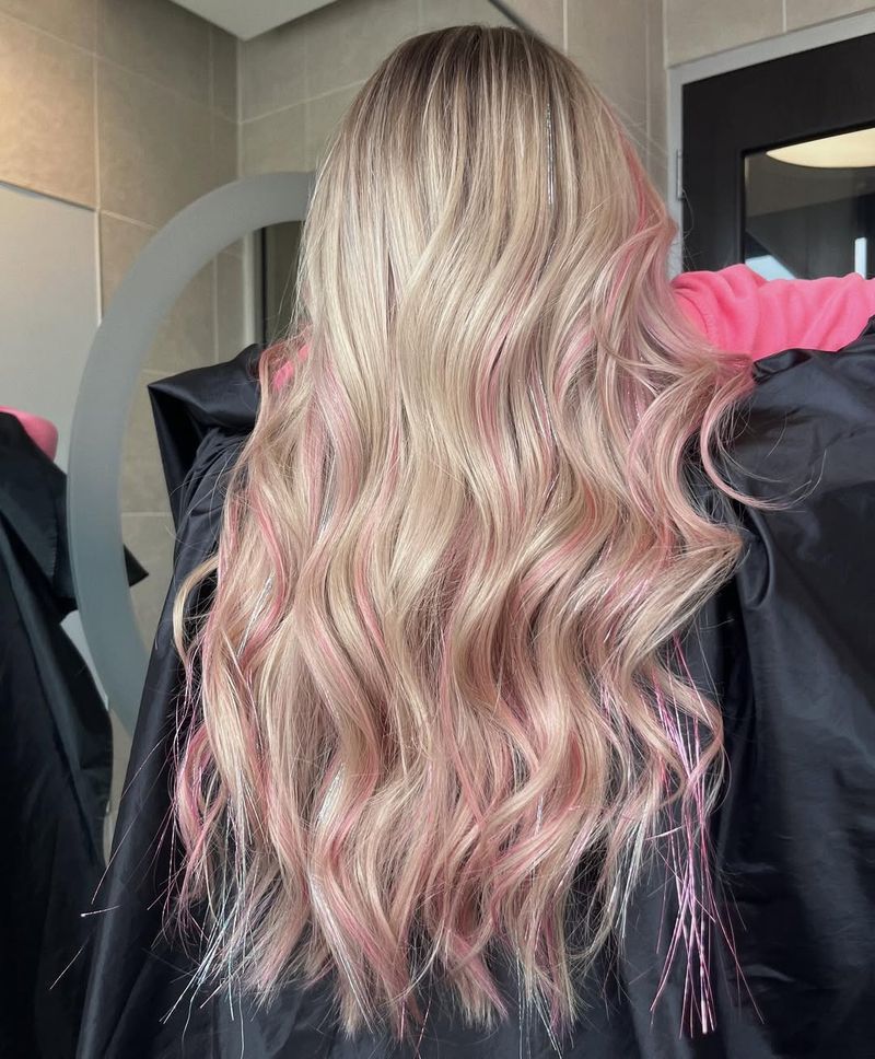 Pastel Pink Highlights