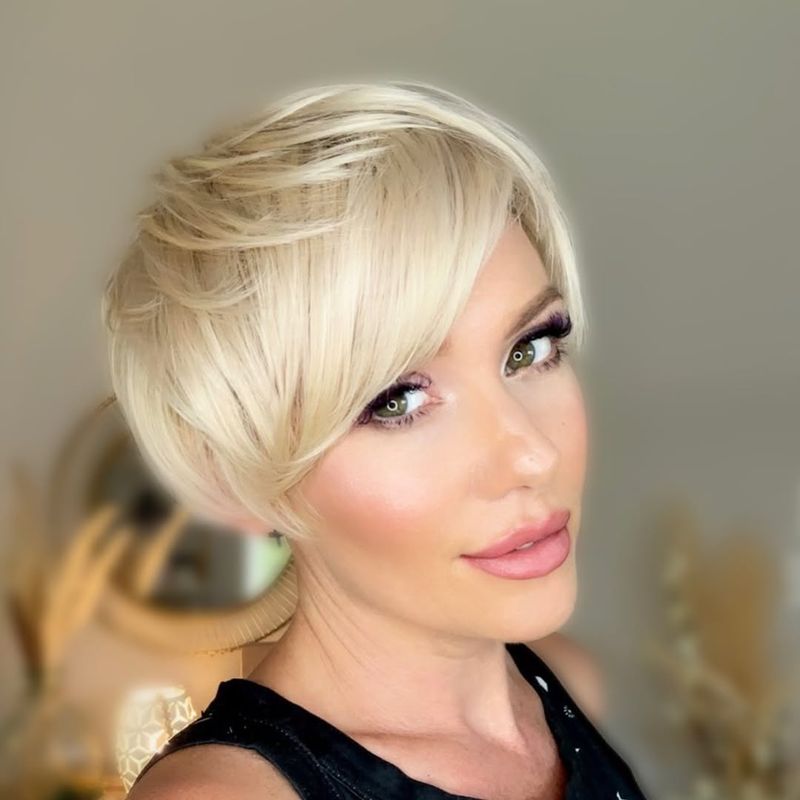 Chic Pixie Cut with Fringe