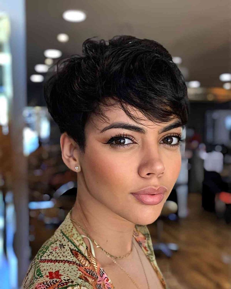 Chic Side-Swept Pixie