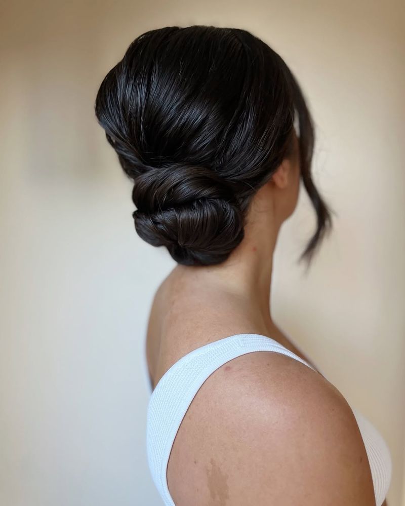 Sleek Low Bun