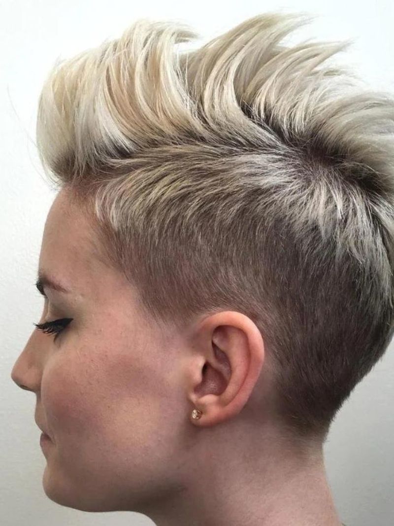 Mohawk haché