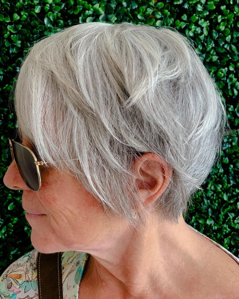 Coupe Pixie hachée