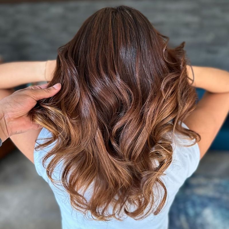 Balayage alla cannella