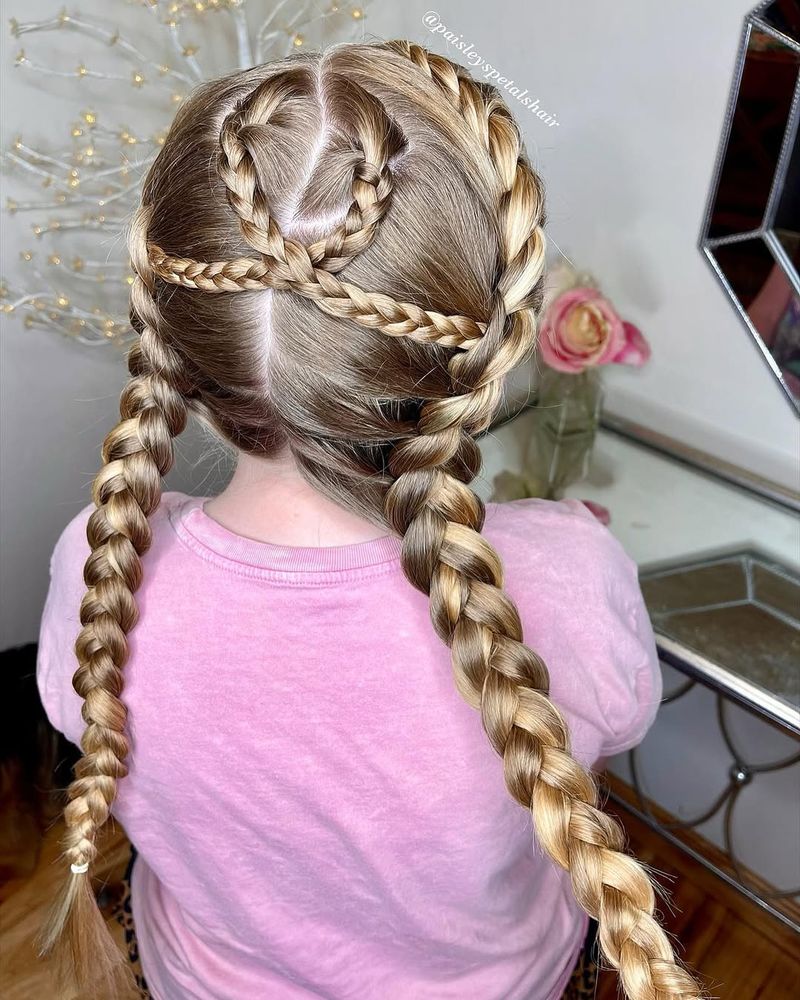 Classic French Braided Pigtails