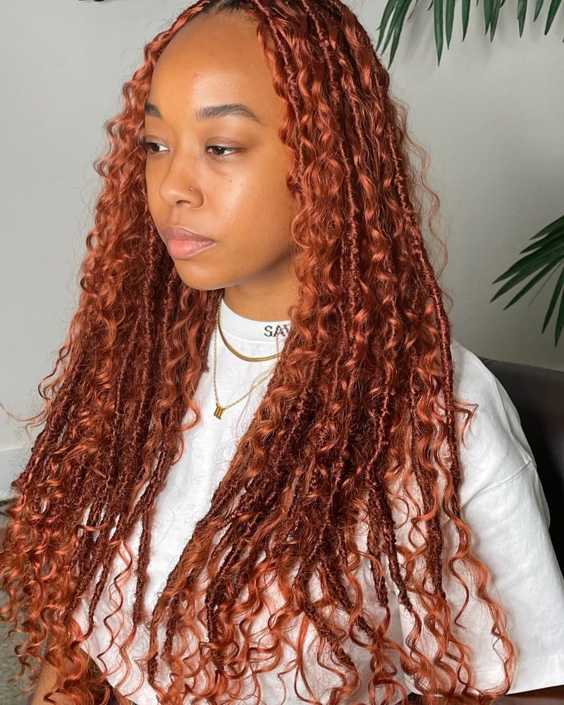 Faux Locs coloridos