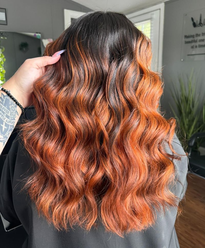 Balayage cuivre