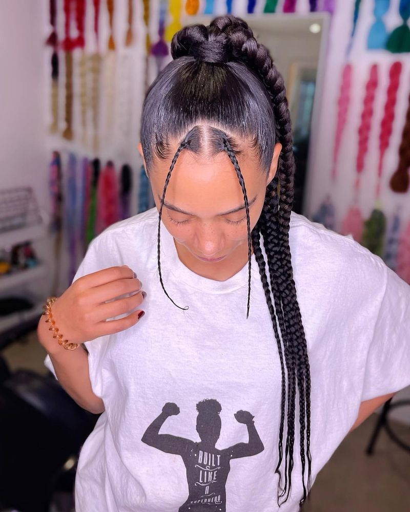 Cornrow Ponytail