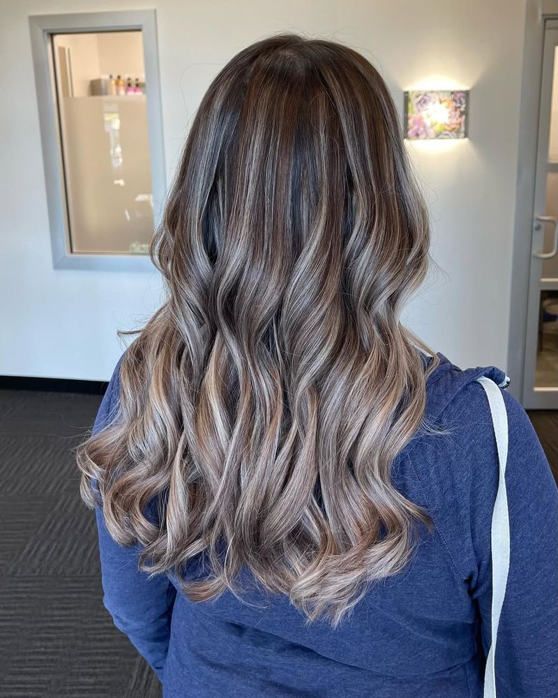 Creamy Gray Highlights