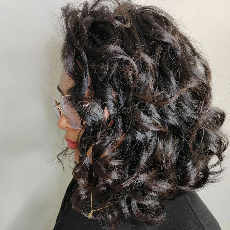 Curls and Volume Bob