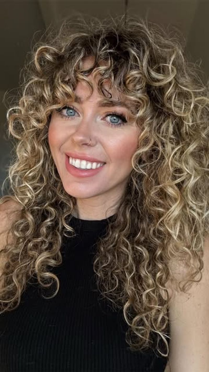 Curly Bangs